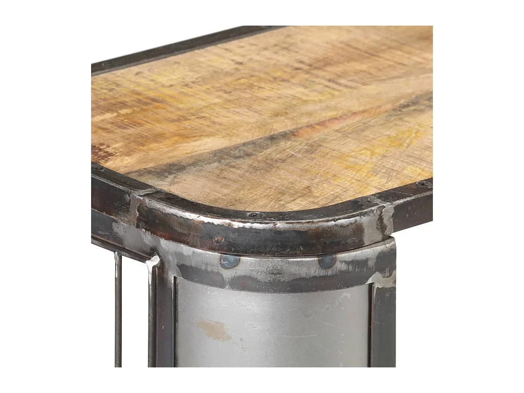 Buffet 120x30x73 cm Bois de manguier massif