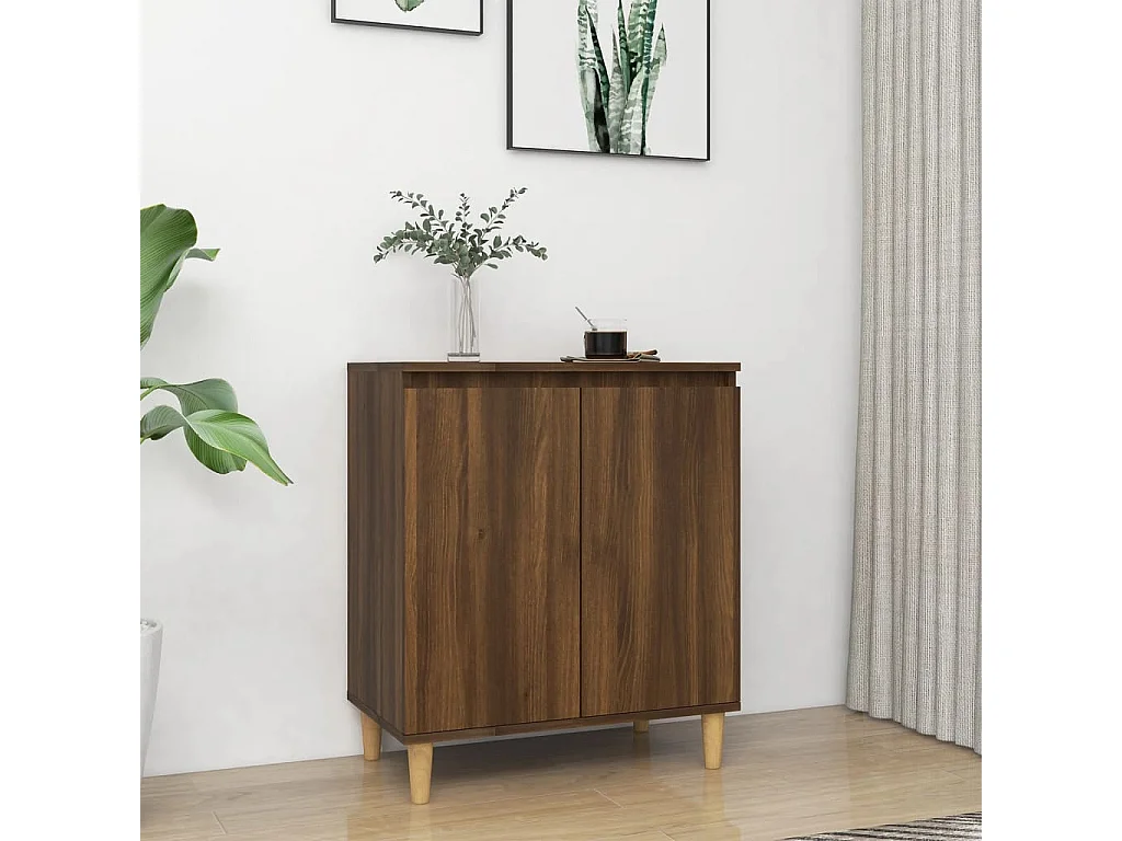 Sideboard Braun Eichen-Optik 60x35x70 cm Holzwerkstoff