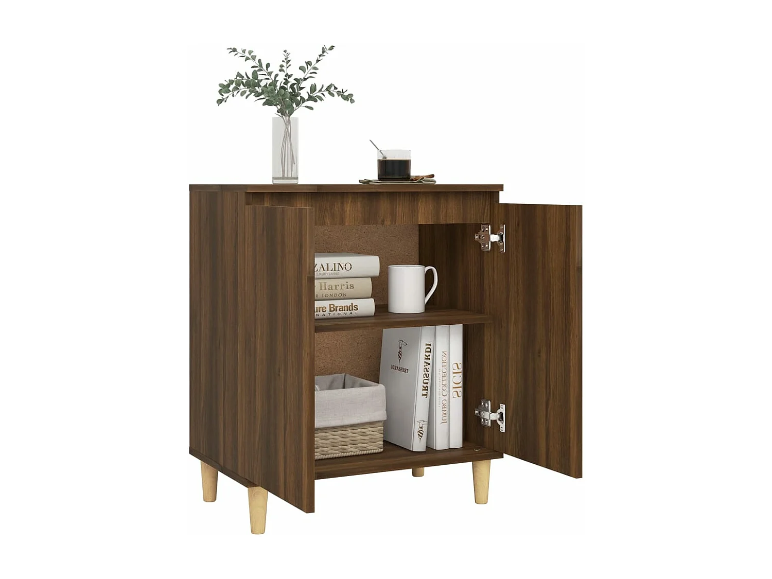 Sideboard Braun Eichen-Optik 60x35x70 cm Holzwerkstoff