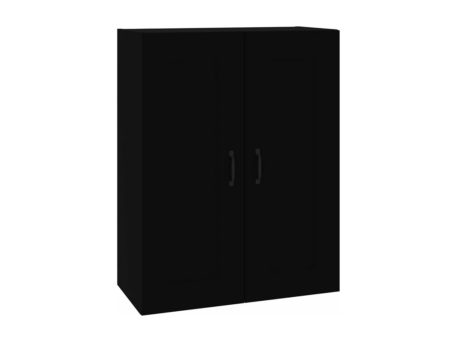 Hängeschrank Schwarz 69,5x32,5x90 cm