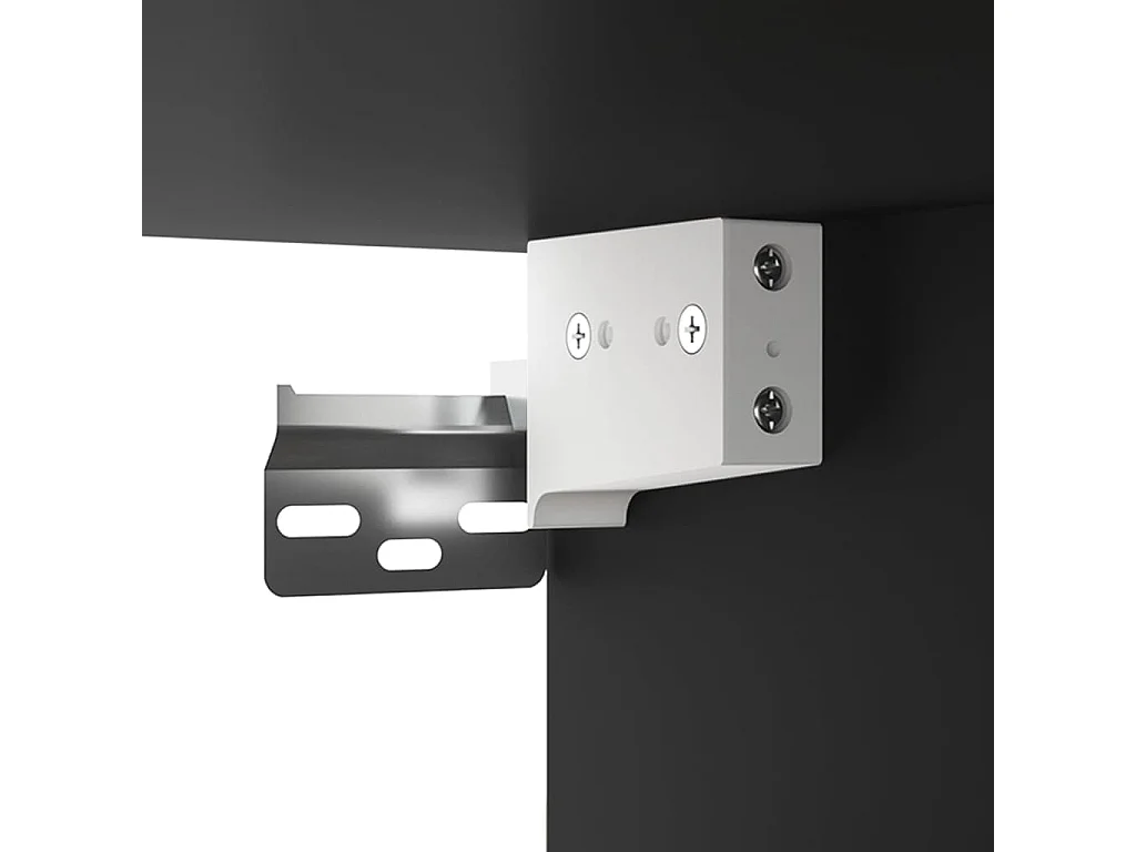 Hängeschrank Schwarz 69,5x32,5x90 cm