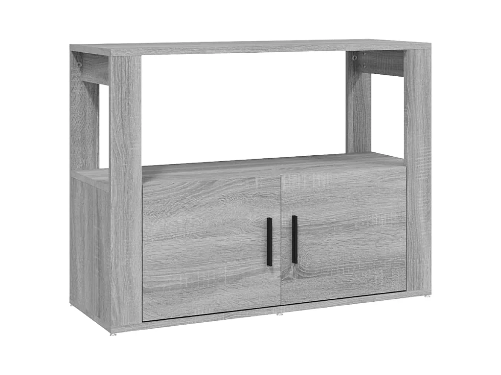 Buffet Sonoma gris 80x30x60 cm Bois d'ingénierie