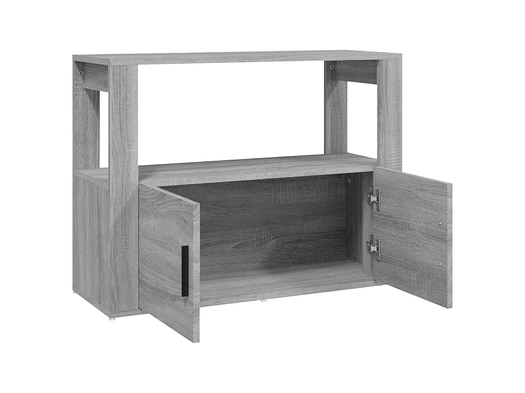 Buffet Sonoma gris 80x30x60 cm Bois d'ingénierie