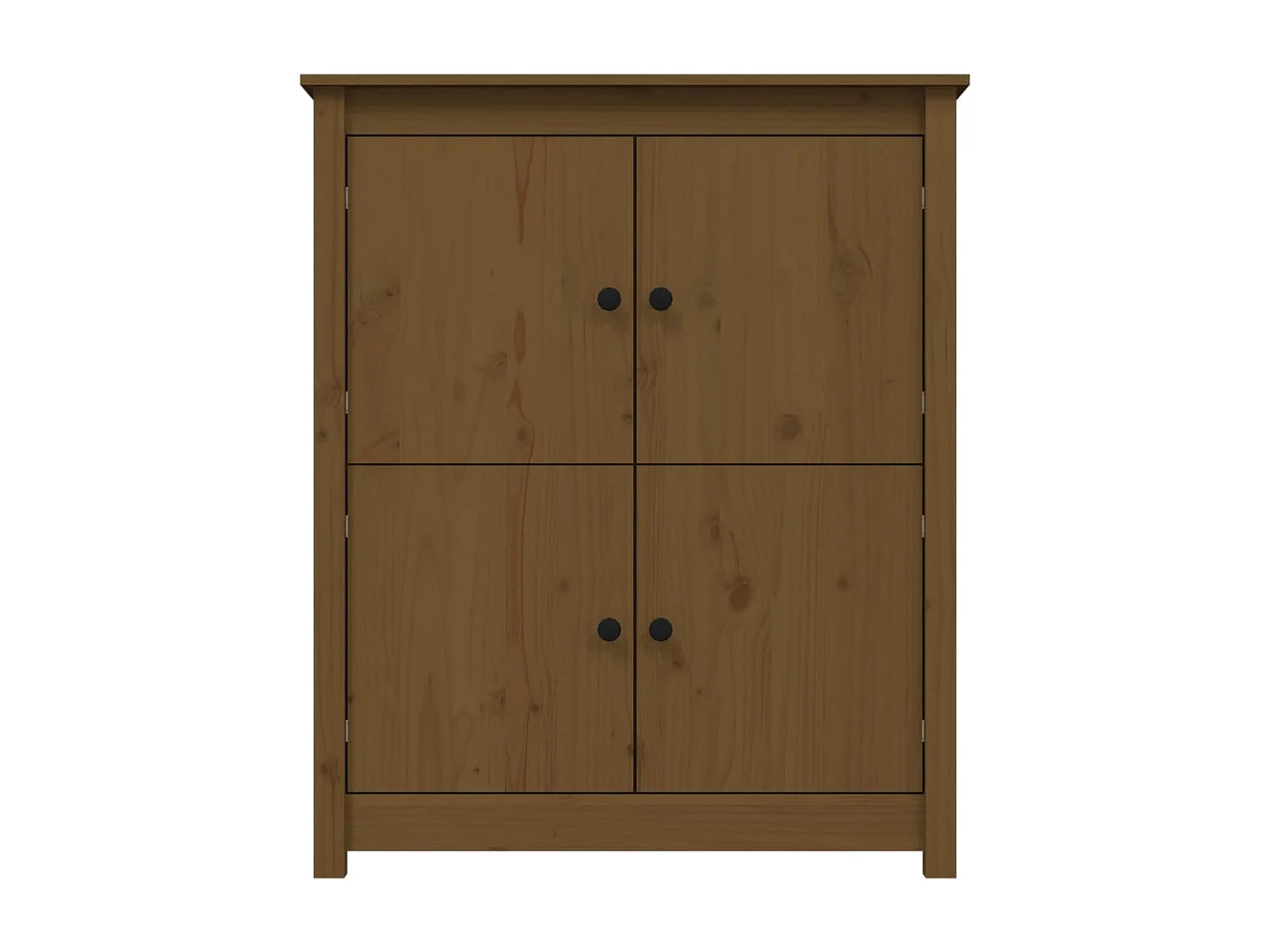 Buffet Marron miel 83x41,5x100 cm Bois massif de pin