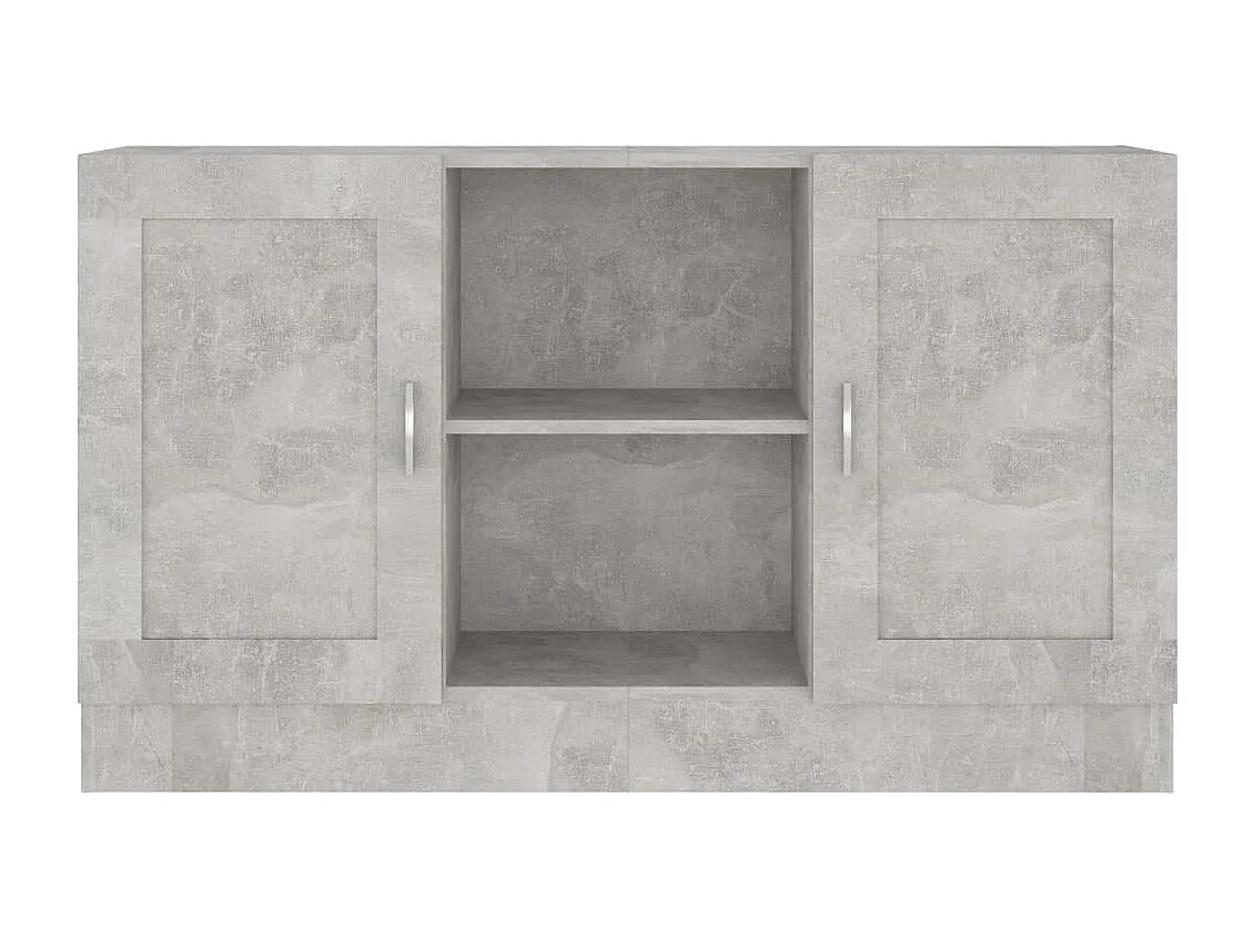Buffet Gris béton 120x30,5x70 cm Bois d'ingénierie