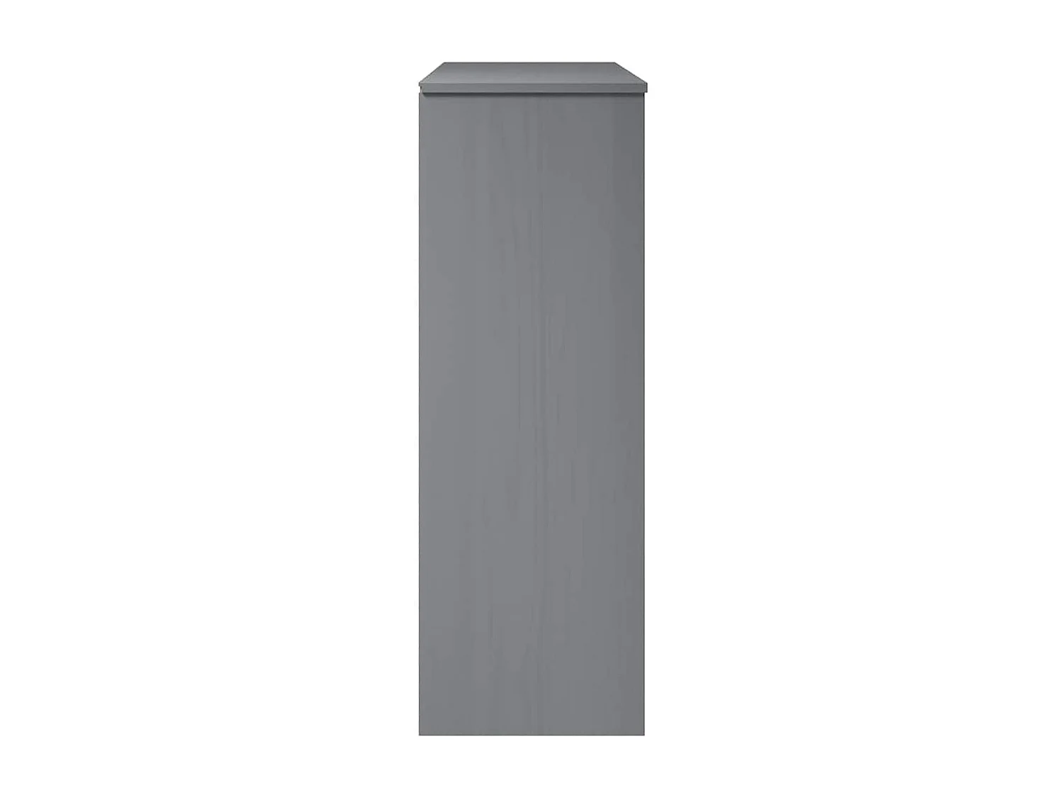 Dessus de buffet MOLDE Gris 90x35x100 cm Bois massif de pin