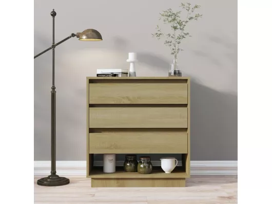 Kauf Unique Sideboard Sonoma-Eiche 70x41x75 cm Holzwerkstoff