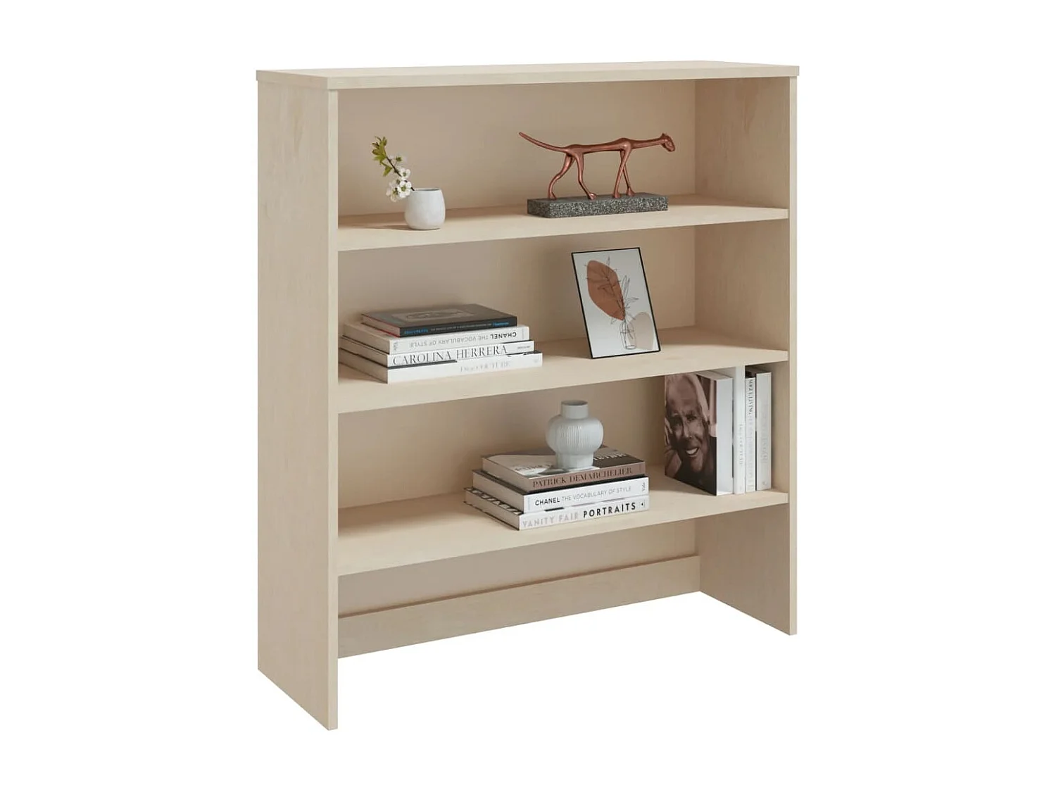 Dessus de buffet HAMAR Marron miel 90x30x100 cm Bois de pin