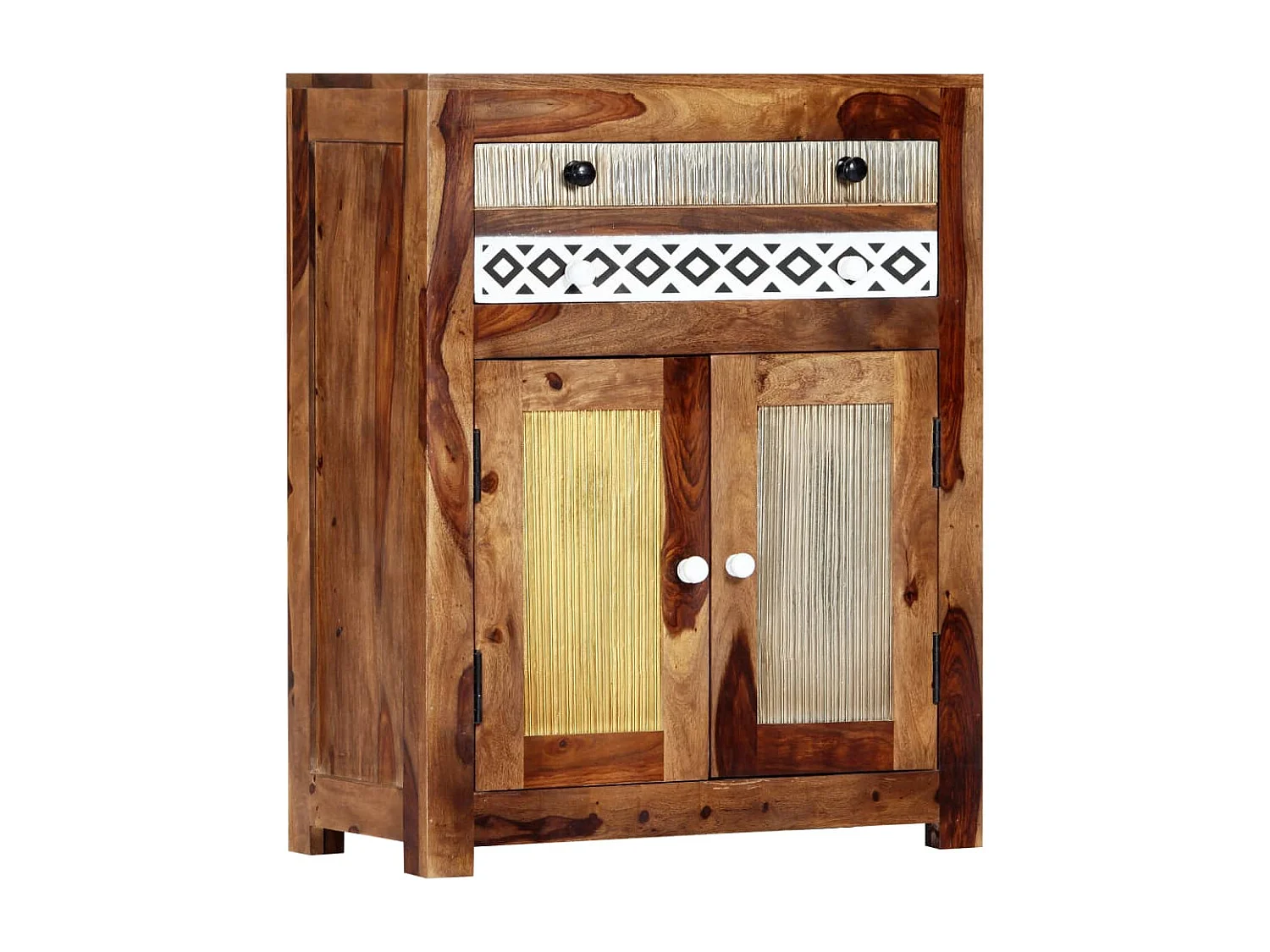 Credenza 60x30x75 cm in Legno Massello di Acacia