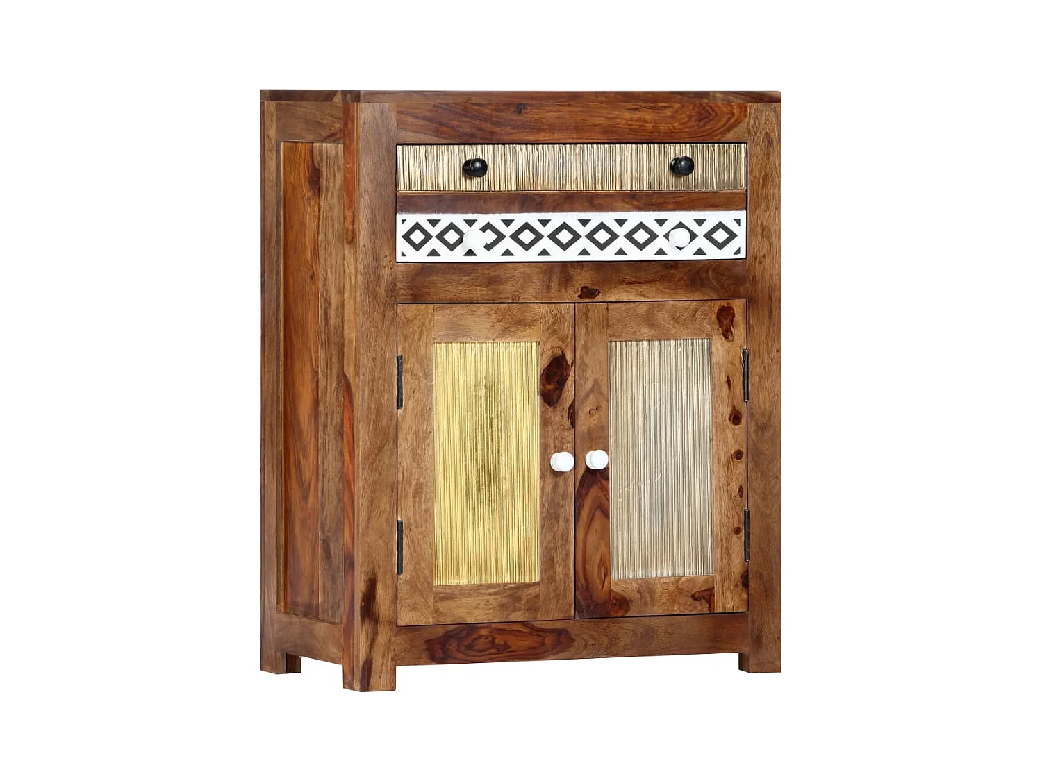 Bijzetkast 60x30x75 cm massief acaciahout
