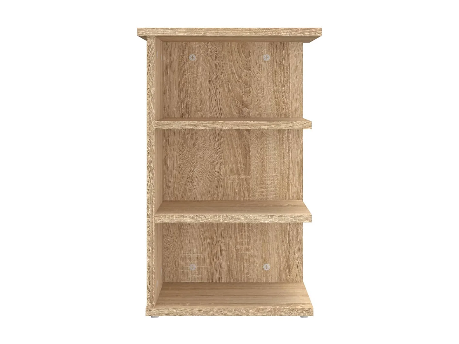 Bijzetkast 35x35x55 cm bewerkt hout sonoma eikenkleurig