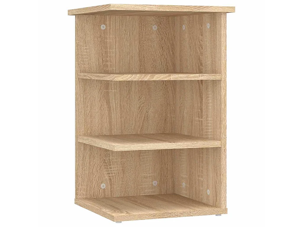 Armario auxiliar madera contrachapada roble Sonoma 35x35x55 cm