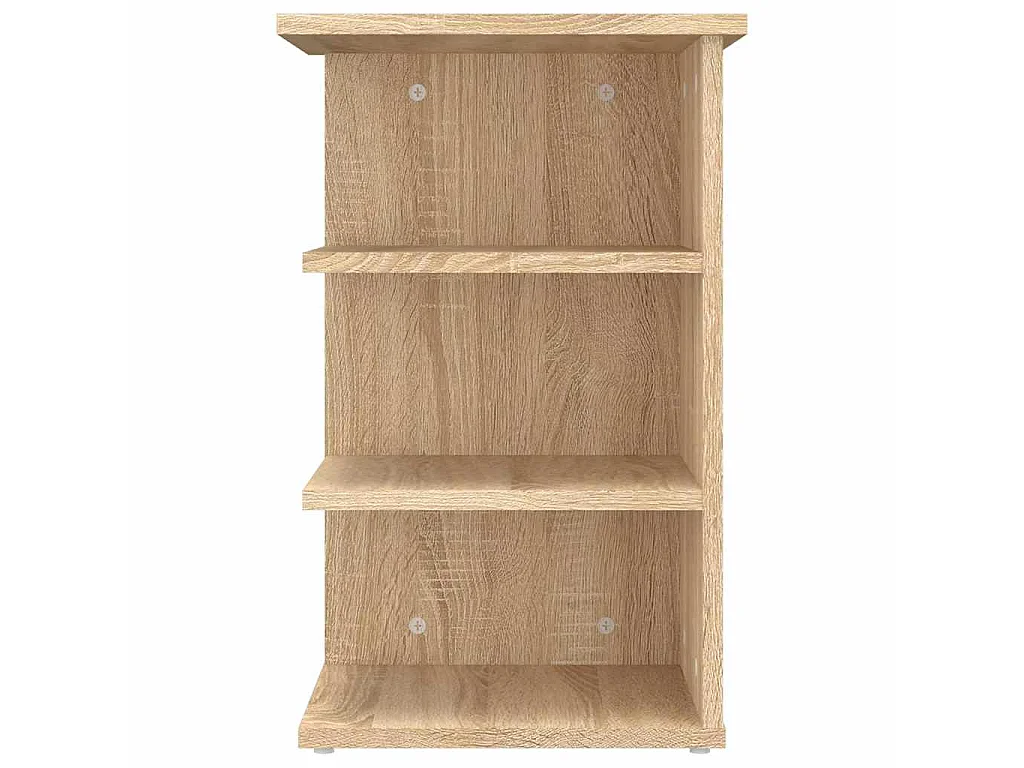 Armario auxiliar madera contrachapada roble Sonoma 35x35x55 cm