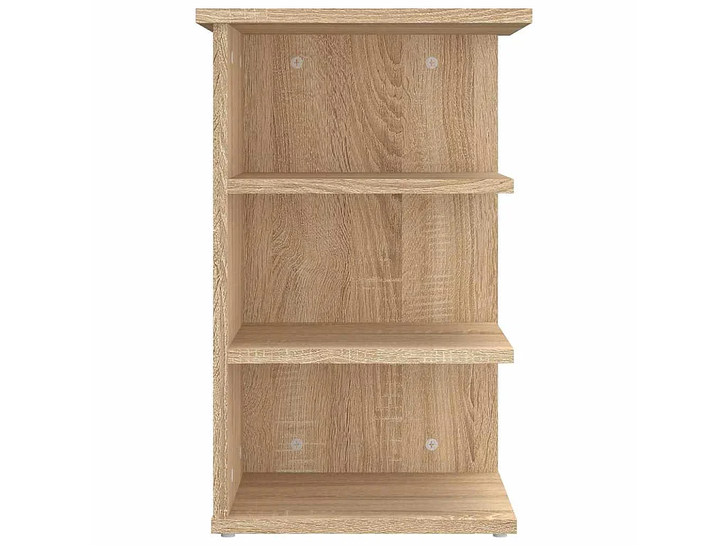 Armario auxiliar madera contrachapada roble Sonoma 35x35x55 cm