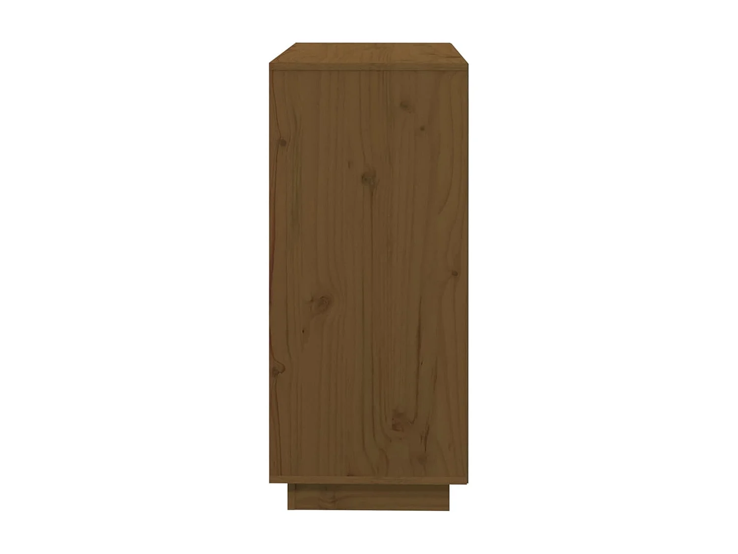 Buffet marron miel 74x35x80 cm bois massif de pin