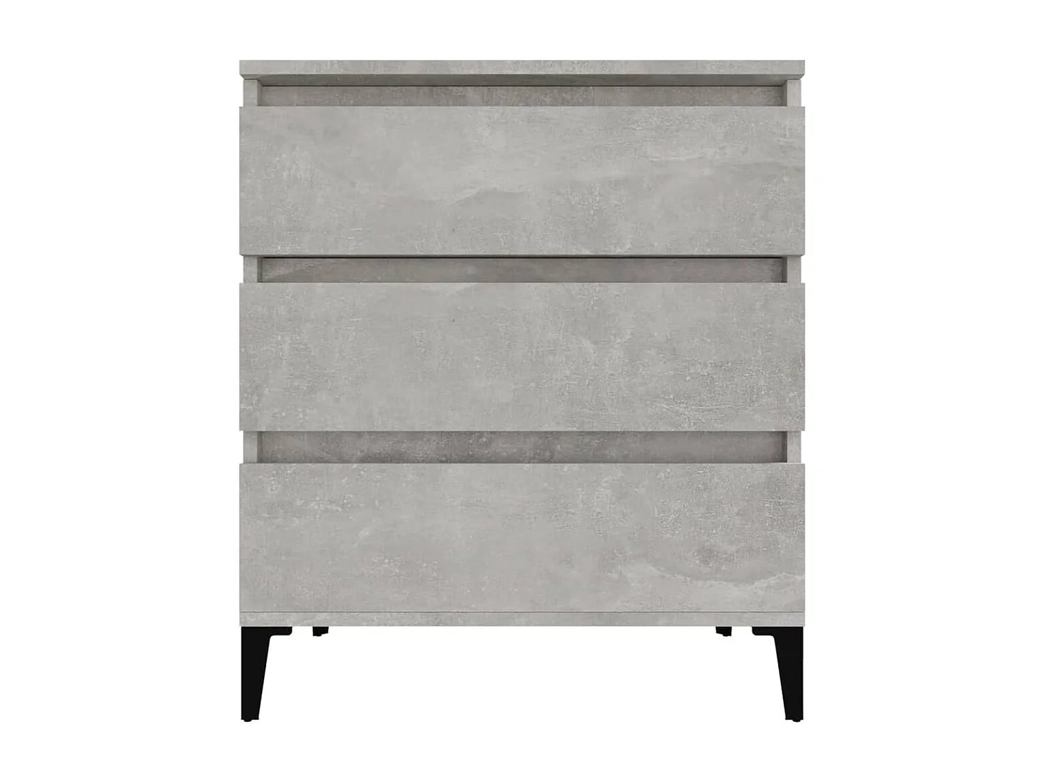 Buffet Gris béton 60x35x70 cm Bois d'ingénierie