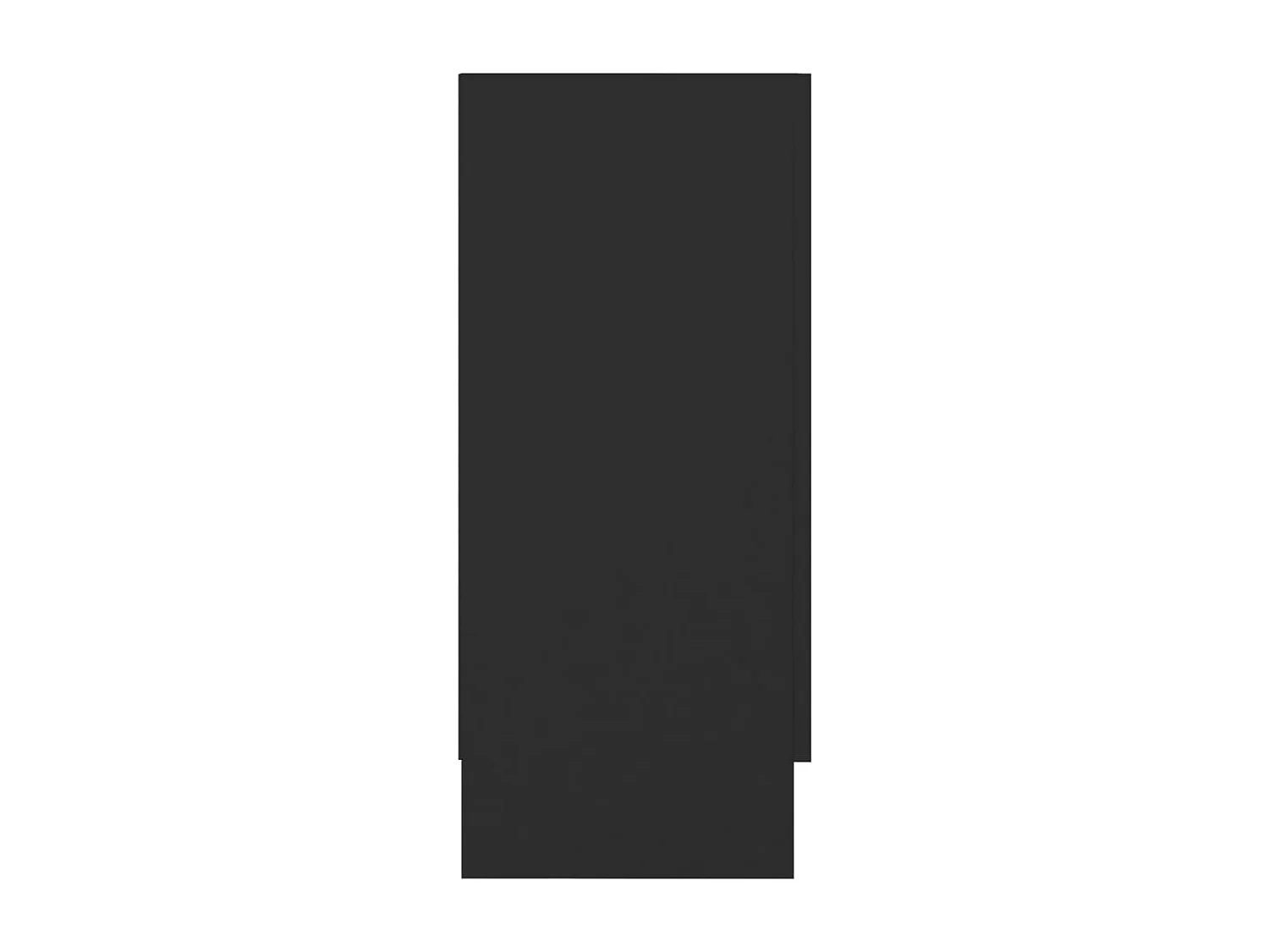 Dressoir 120x30,5x70 cm bewerkt hout zwart