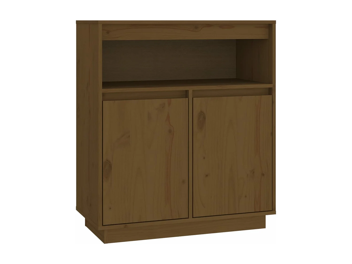 Buffet Marron miel 70x34x80 cm Bois massif de pin