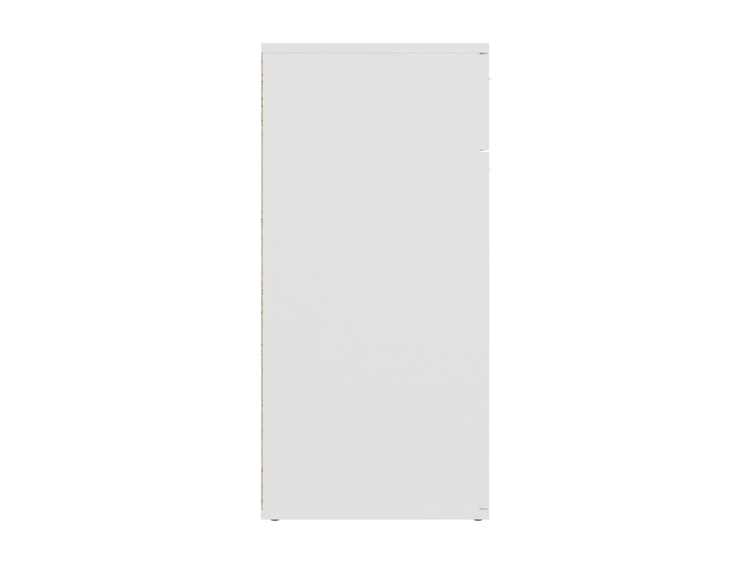 Dressoir 80x36x75 cm bewerkt hout wit