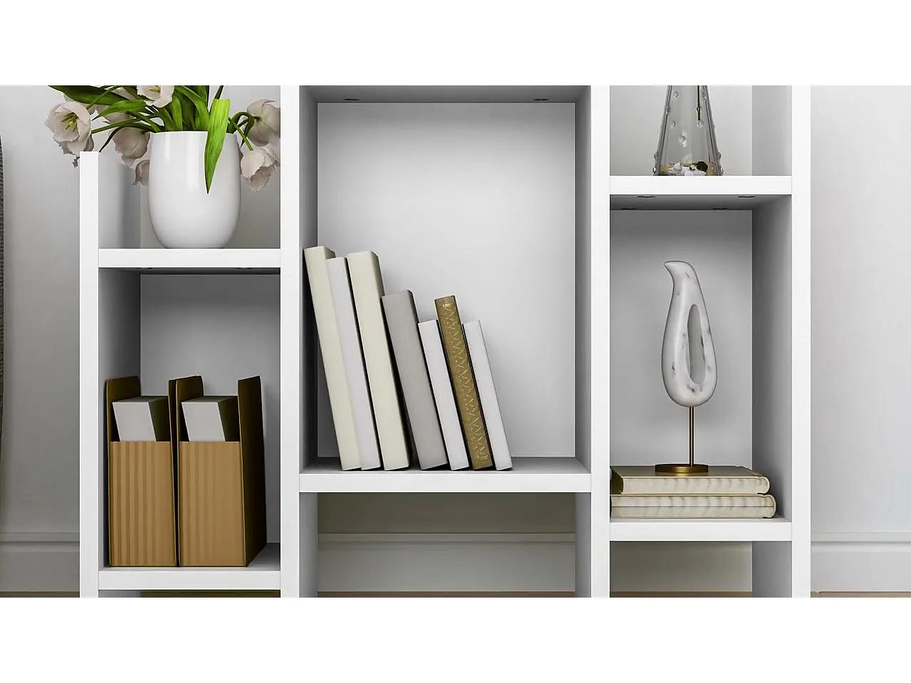 Mobile Bianco 60x26x60 cm in Legno Multistrato