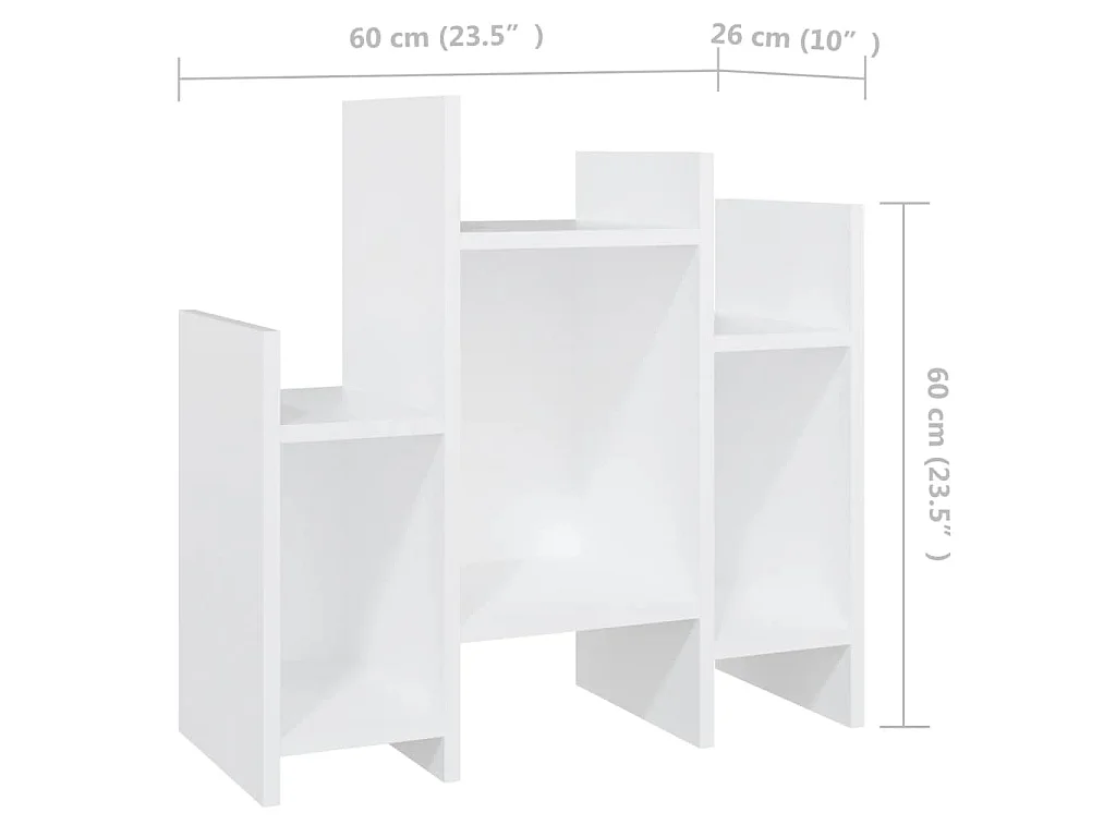 Armoire latérale Blanc 60x26x60 cm Aggloméré