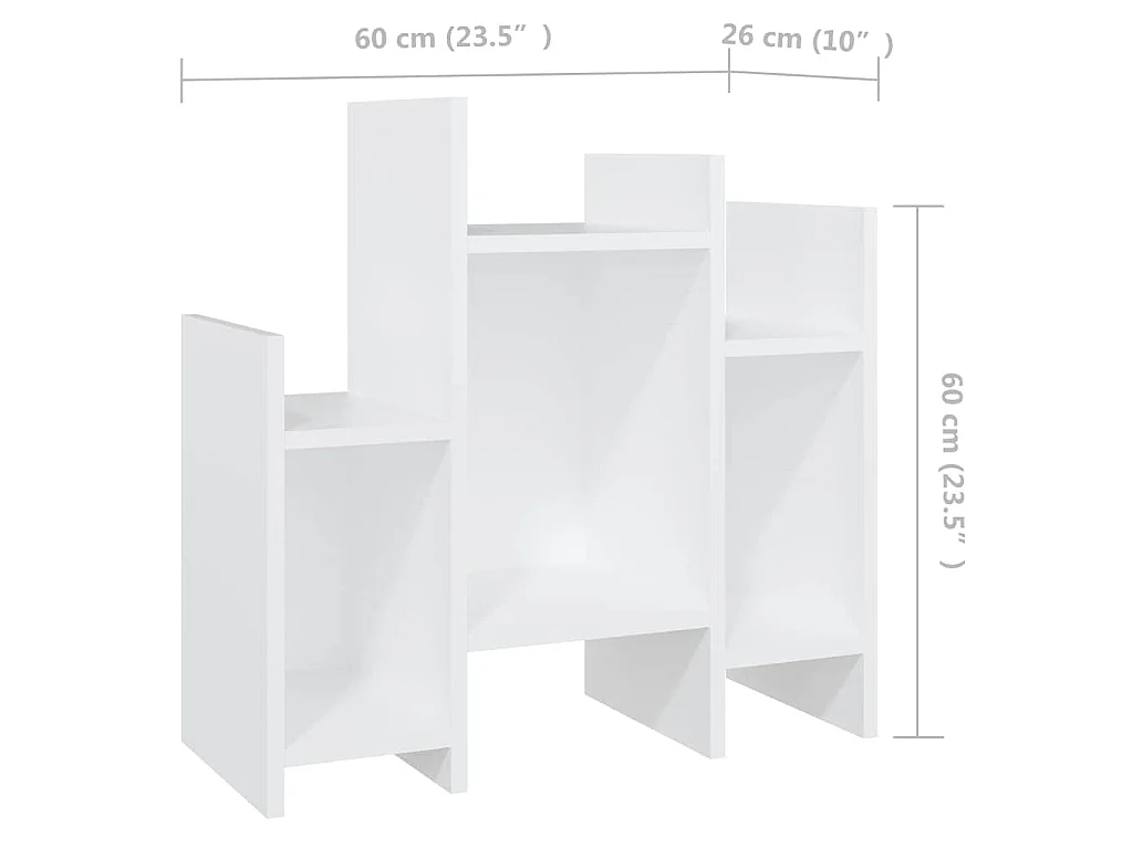 Armoire latérale Blanc 60x26x60 cm Aggloméré