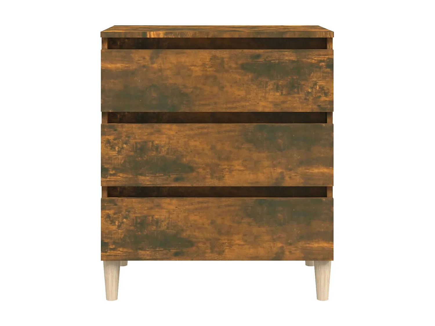 Buffet Chêne fumé 60x35x69 cm Bois d'ingénierie