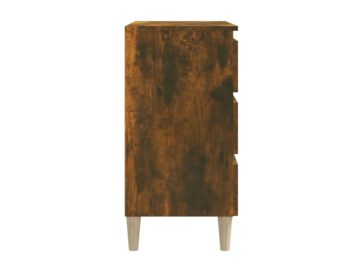 Buffet Chêne fumé 60x35x69 cm Bois d'ingénierie