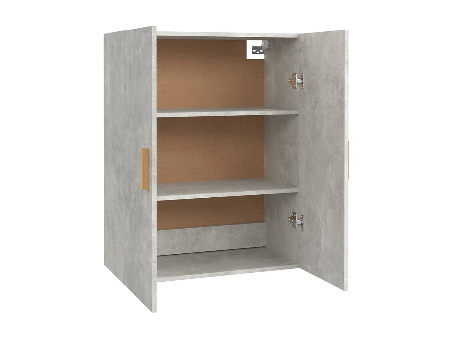 Armoire murale suspendue Gris béton 69,5x34x90 cm