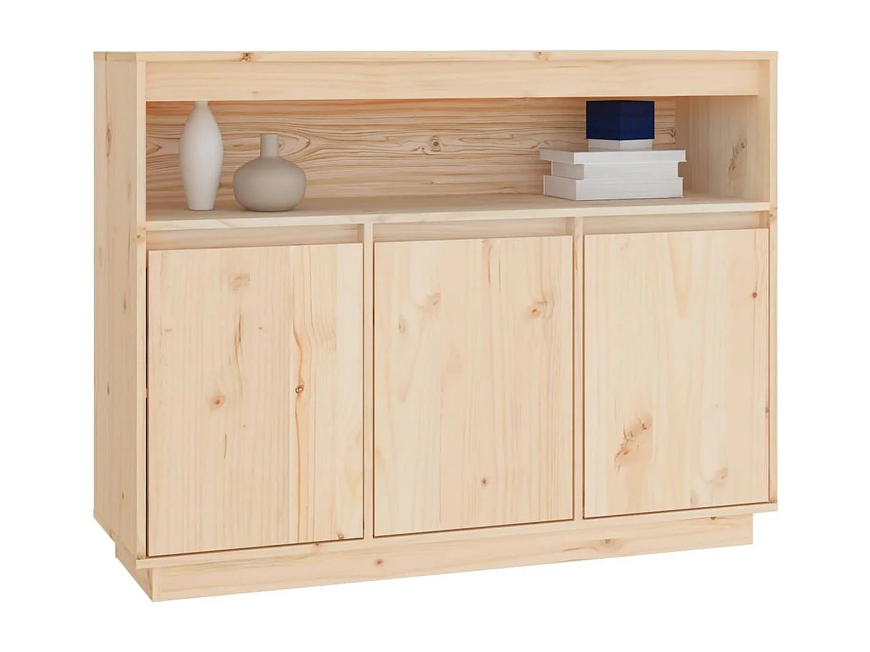 Dressoir 104,5x34x80 cm massief grenenhout