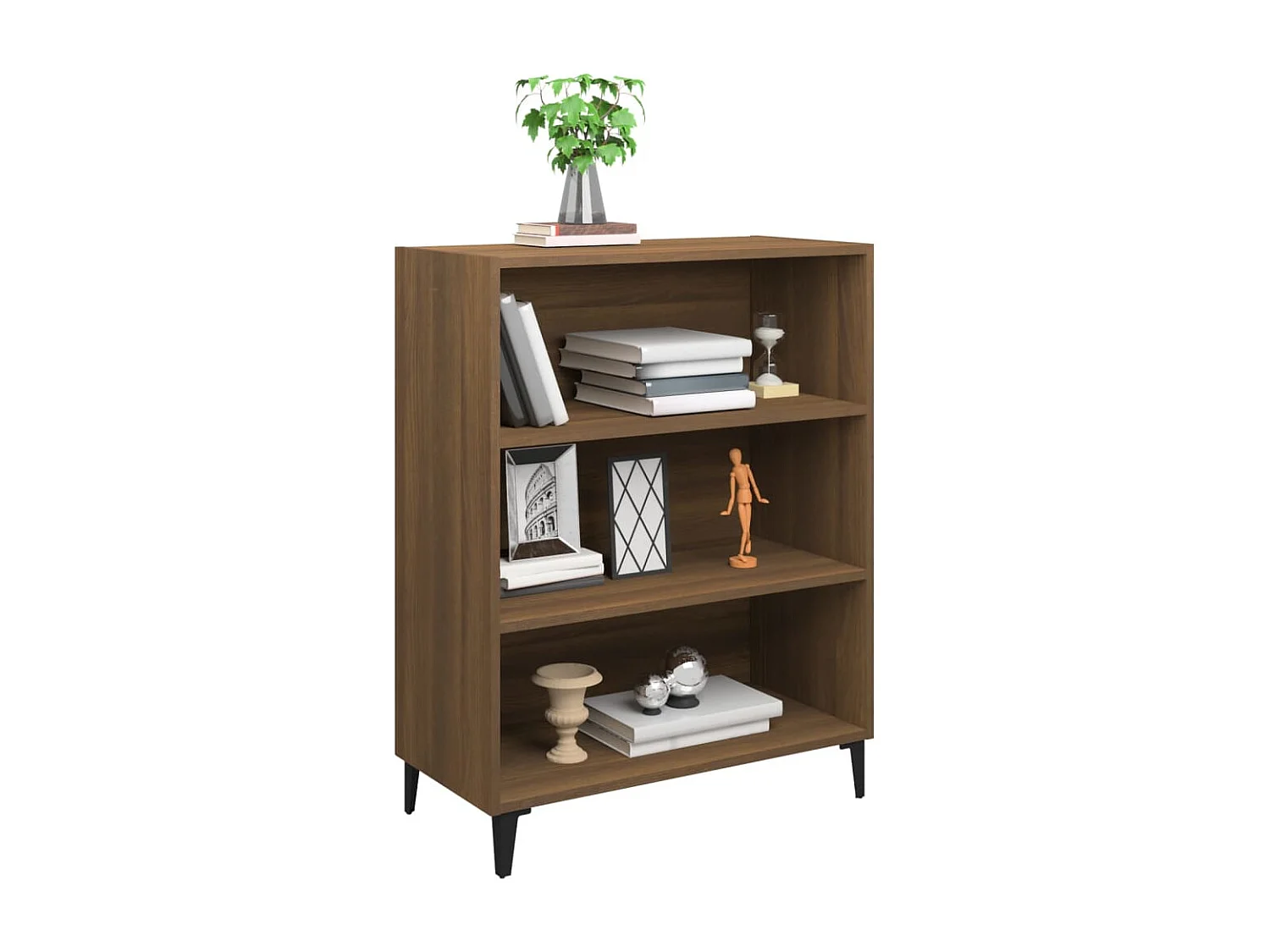 Buffet Chêne marron 69,5x32,5x90 cm Bois d'ingénierie