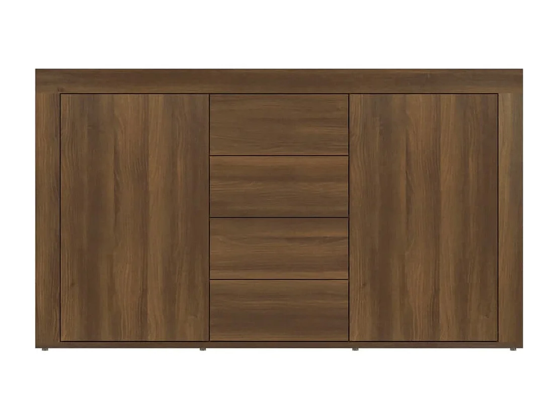 Sideboard Braun Eichen-Optik 120x36x69 cm Holzwerkstoff