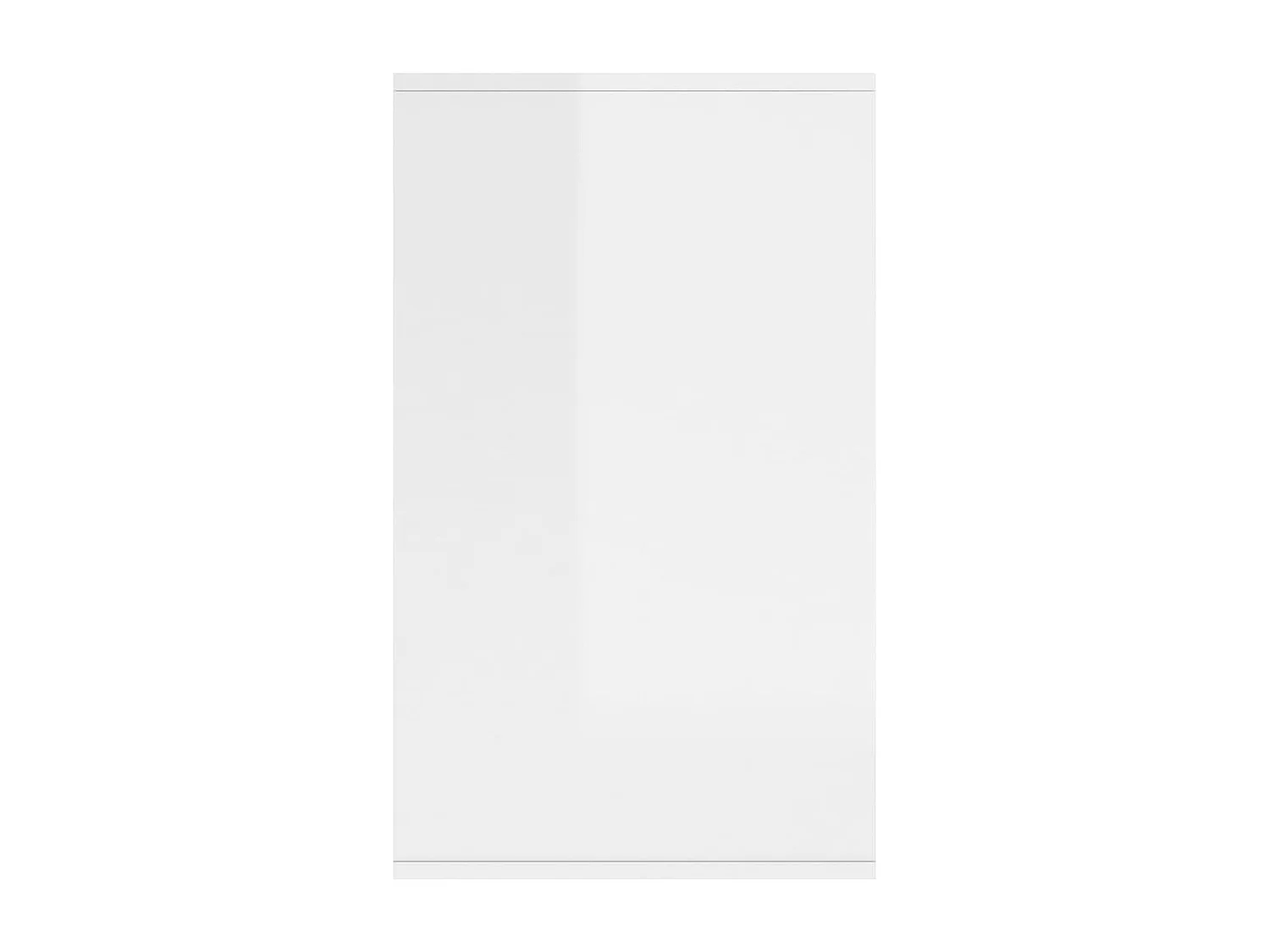 Dressoir 135x41x75 cm bewerkt hout hoogglans wit