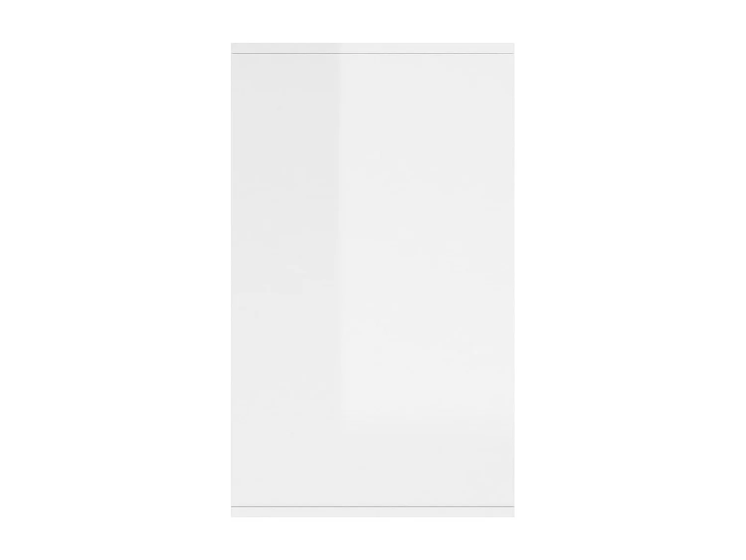 Dressoir 135x41x75 cm bewerkt hout hoogglans wit