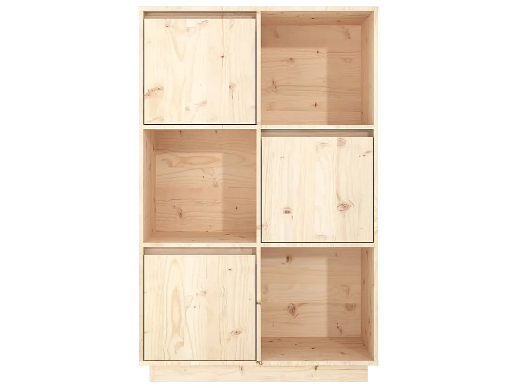Buffet haut 74x35x117 cm Bois massif de pin