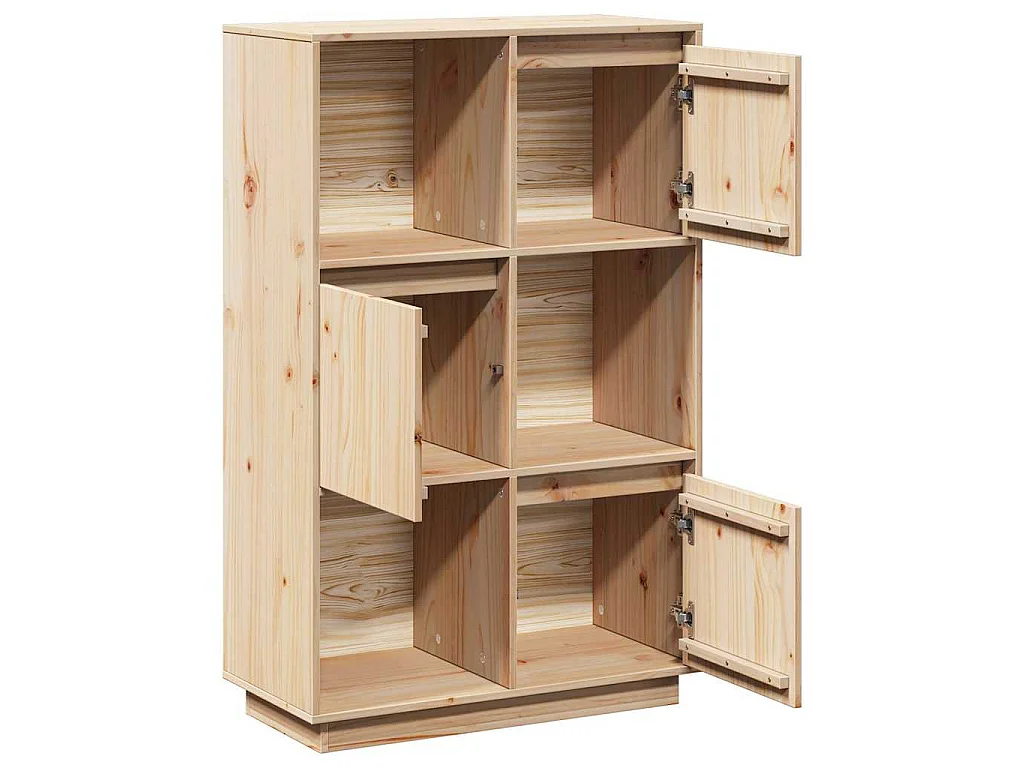 Hoge kast 38x35x117 cm massief grenenhout