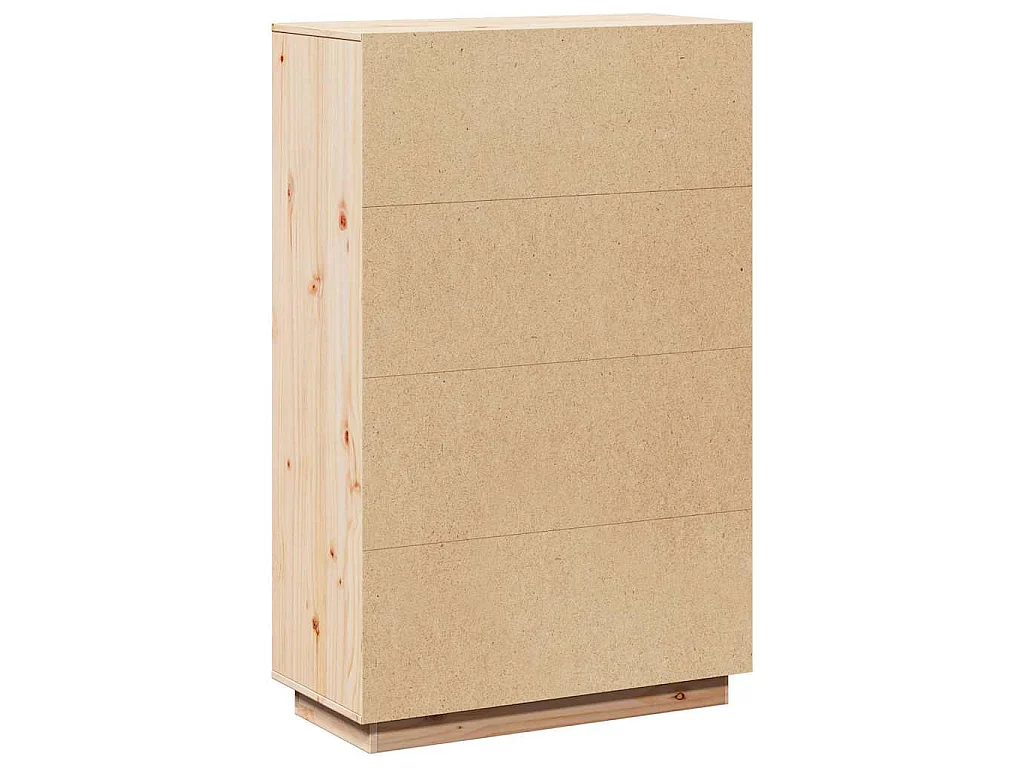 Hoge kast 38x35x117 cm massief grenenhout