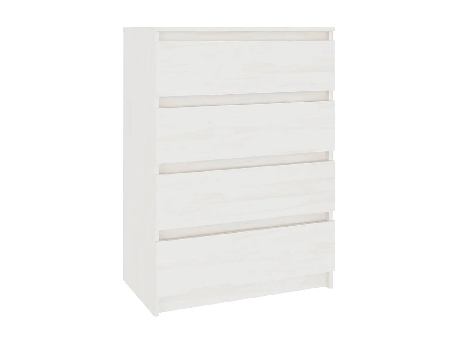 Armoire d'appoint Blanc 60x36x84 cm Bois de pin massif