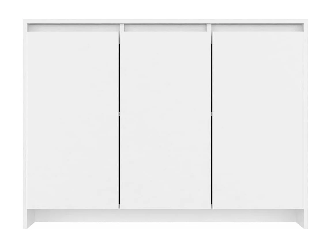 Dressoir 102x33x75 cm bewerkt hout wit