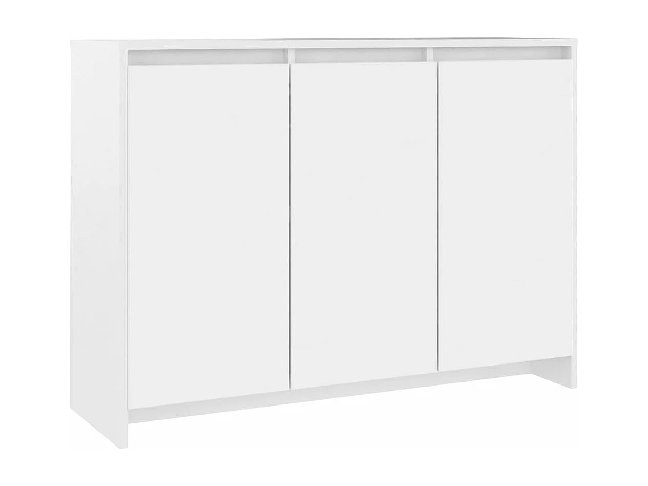 Buffet Blanc 102x33x75 cm Bois d'ingénierie