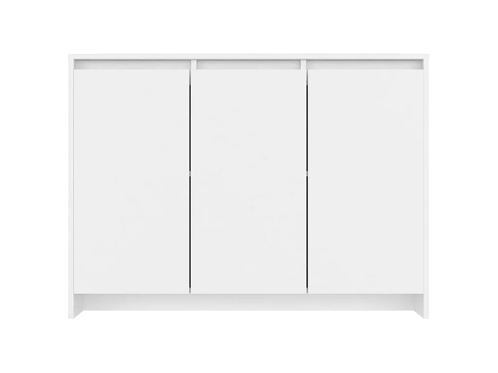 Sideboard Weiß 102x33x75 cm Holzwerkstoff