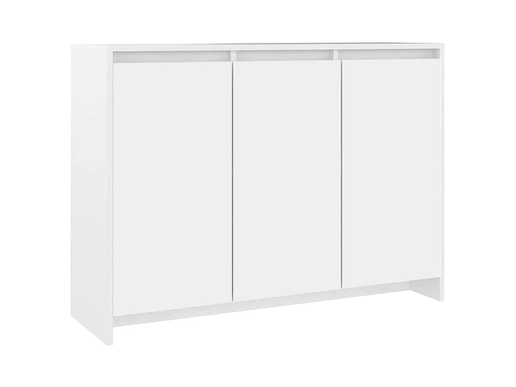 Sideboard Weiß 102x33x75 cm Holzwerkstoff