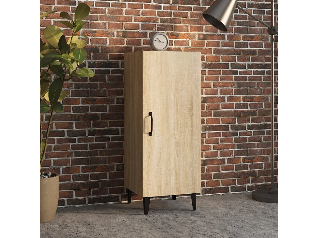 Buffet Chêne sonoma 34,5x34x90 cm Bois d'ingénierie
