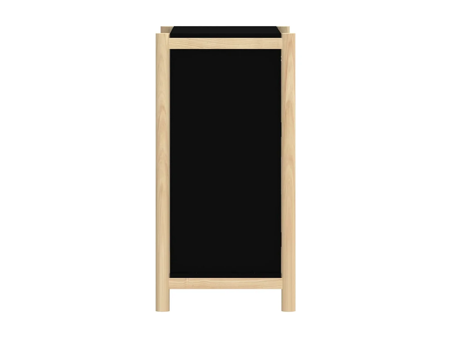 Sideboard Schwarz 62x38x75 cm Holzwerkstoff