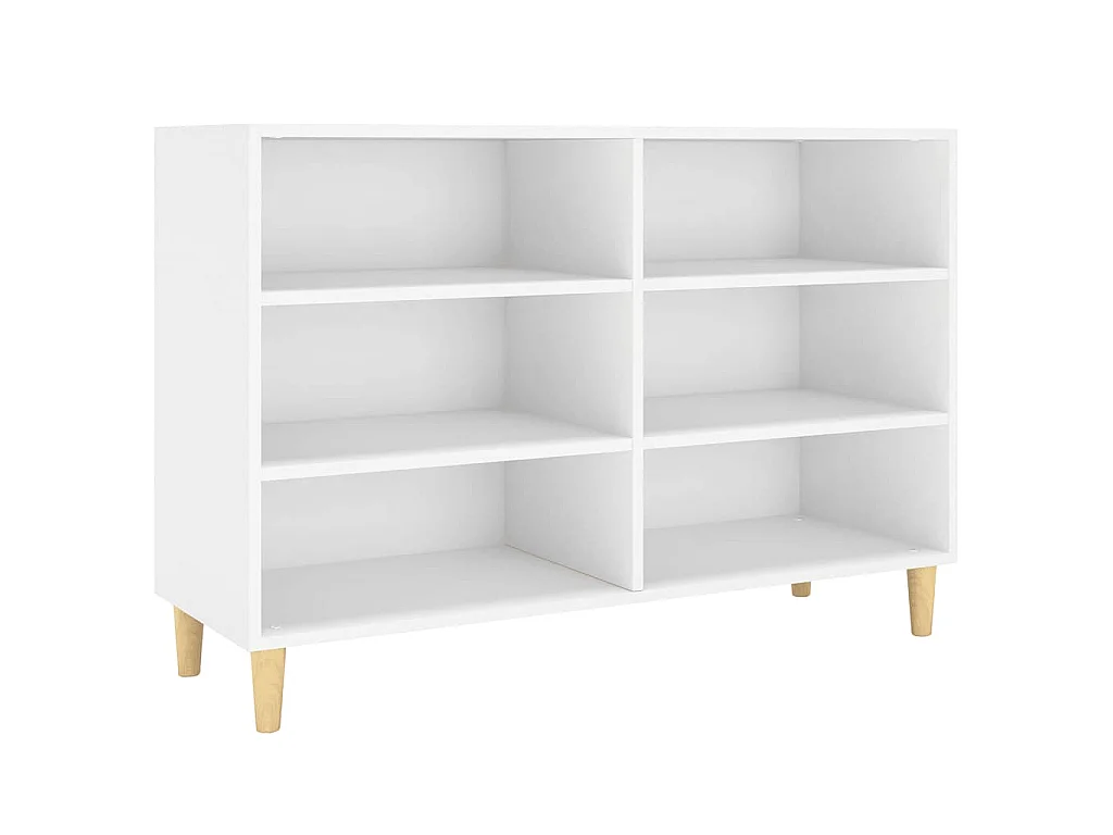 Buffet blanc 103,5x35x70 cm bois d'ingénierie