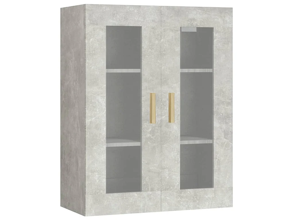 Hängeschrank Betongrau 69,5x34x90 cm