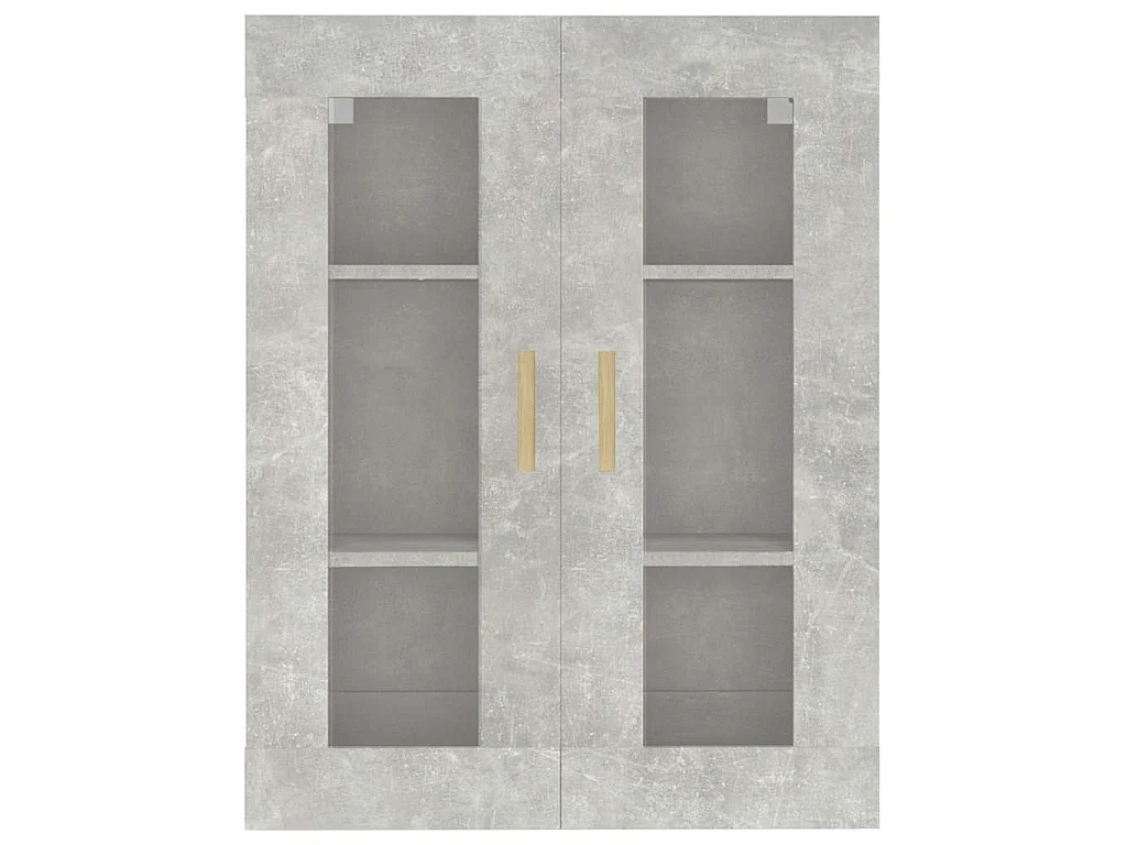 Bovenkast 69,5x34x90 cm betongrijs