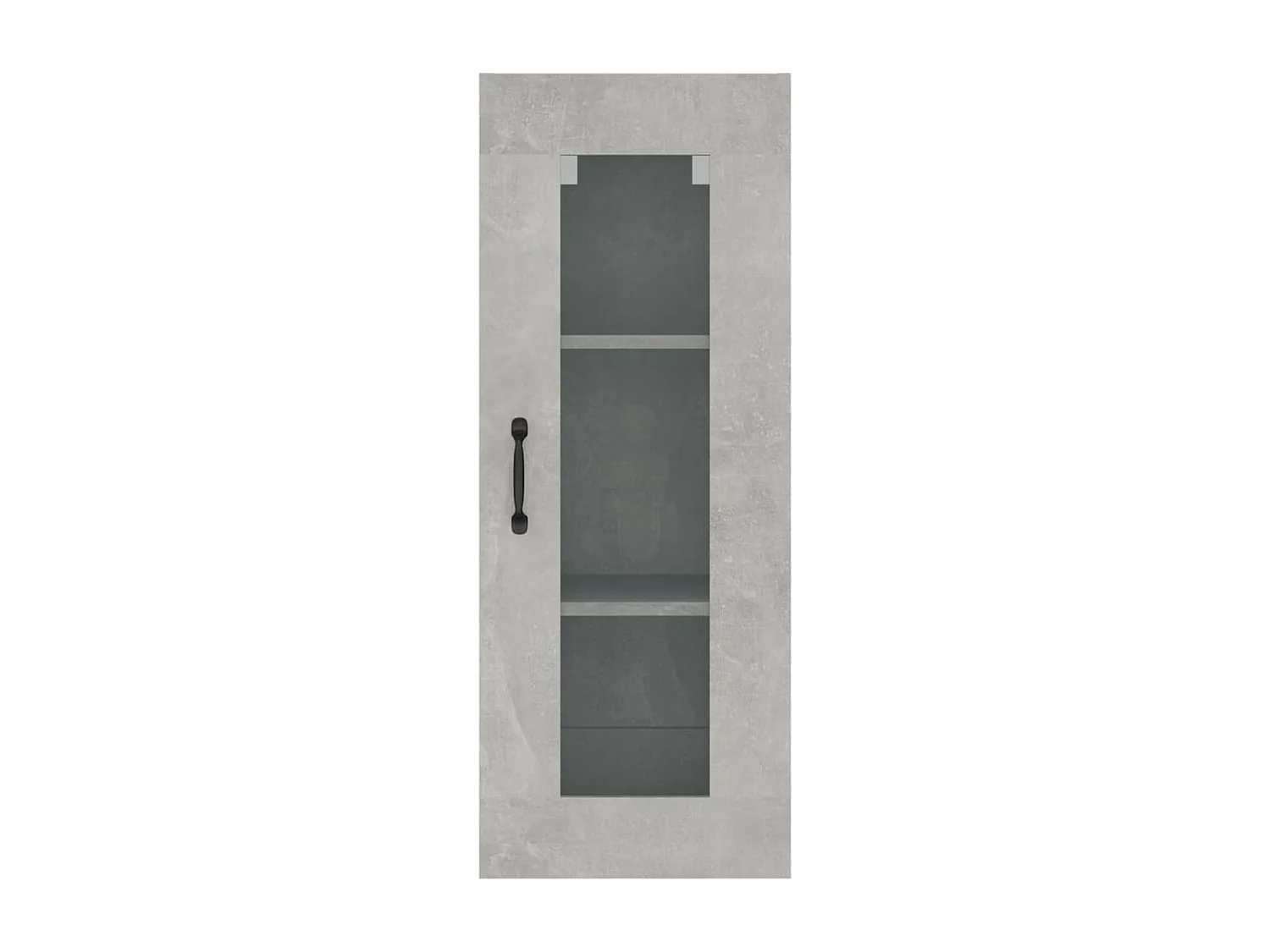 Armoire murale suspendue Gris béton 34,5x34x90 cm
