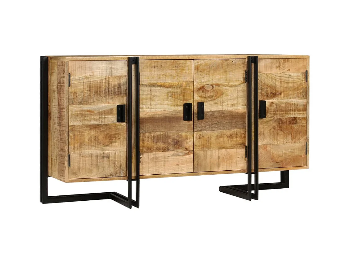 Buffet Bois de manguier massif 150x40x80 cm