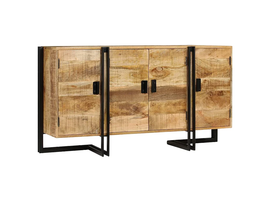 Buffet Bois de manguier massif 150x40x80 cm